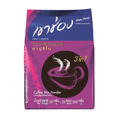 เขาช่อง กาแฟปรุงสำเร็จ 3 อิน 1 คาปูชิโน ขนาด 500 กรัม
