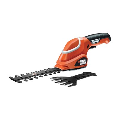 Black&Decker เครื่องตัดแต่งพุ่มไม้ไฟฟ้าไร้สาย 7v รุ่น GSL700