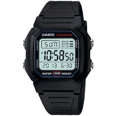 Casio standard 10 Year Battery W-800H-1AVDF