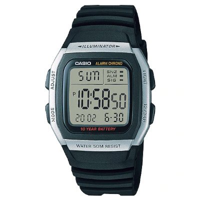 Casio standard 10 Year Battery W-96H-1AVDF