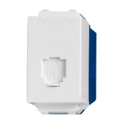 Panasonic Telephone Modular Jack 6P 4C เต้ารับสัญญาณโทรศัพท์ รุ่น WEG 2164
