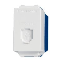ราคา Panasonic Telephone Modular Jack 6P 4C เต้ารับสัญญาณโทรศัพท์ รุ่น WEG 2164