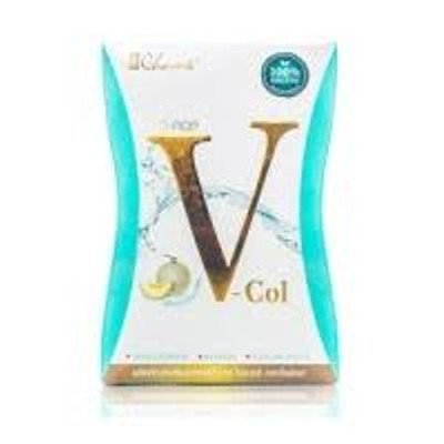 Chame' V-Col 7 pcs x 1 Box (ชาเม่ วีคอล อาหารเสริมดีท็อกซ์ บรรจุ 7 ซอง x 1 กล่อง)