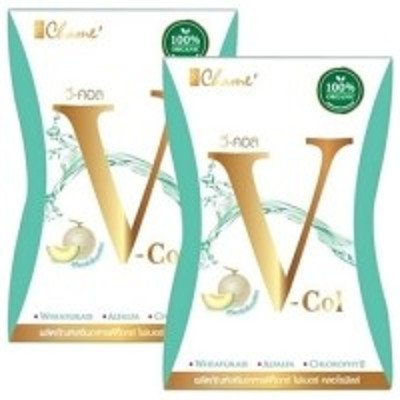 Chame' V-Col 7 pcs x 1 Box (ชาเม่ วีคอล อาหารเสริมดีท็อกซ์ บรรจุ 7 ซอง x 1 กล่อง)