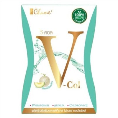 Chame' V-Col 7 pcs x 1 Box (ชาเม่ วีคอล อาหารเสริมดีท็อกซ์ บรรจุ 7 ซอง x 1 กล่อง)