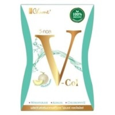 Chame' V-Col 7 pcs x 6 Boxes (ชาเม่ วีคอล อาหารเสริมดีท็อกซ์ บรรจุ 7 ซอง x 6 กล่อง)