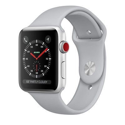 Apple Watch Series 3 (GPS) Silver Aluminium Case with Fog Sport Band 38mm
