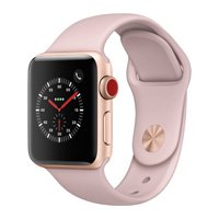 ราคา Apple Watch Series 3 (GPS + Cellular) Gold Aluminum Case with Pink Sand Sport Band 38mm