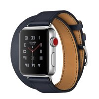 ราคา Apple Watch Series 3 Hermes (GPS + Cellular) Stainless Steel Case with Indigo Swift Leather Double Tour 38mm