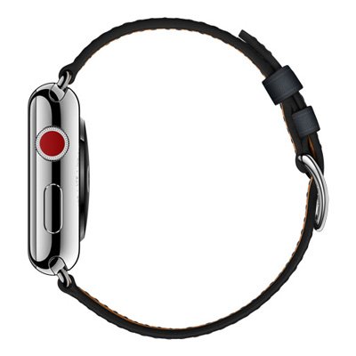Apple Watch Series 3 Hermes (GPS + Cellular) Stainless Steel Case with Indigo Swift Leather Single Tour 42mm