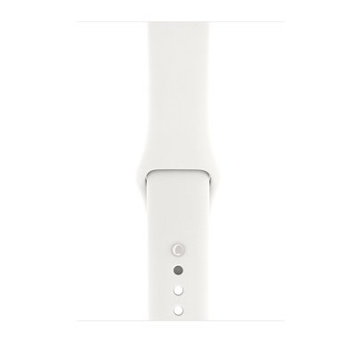 Apple Watch Series 3 Edition (GPS + Cellular) White Ceramic Case with Soft White-Pebble Sport Band 42mm