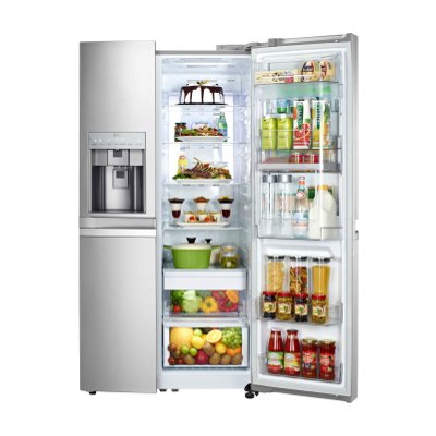 LG ตู้เย็น 2 ประตู Side by Side ขนาด 29.7 คิว รุ่น GR-J297CSBL