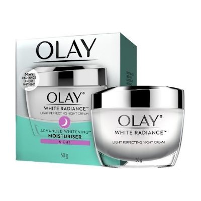 โอเลย์ ครีมบำรุงผิว ไวท์ เรเดียนซ์ ไลท์ เพอร์เฟคติ้ง ไนท์ ครีม สูตรกลางคืน 50 กรัม (Olay White Radiance Light Perfecting Night Cream 50g)