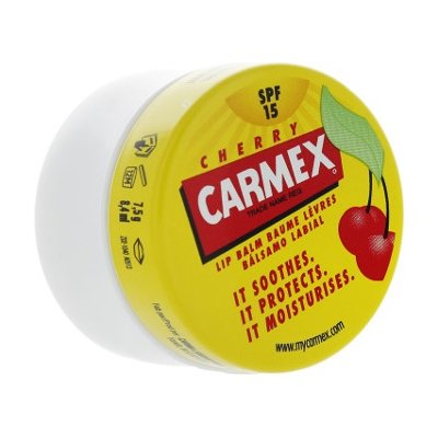 Carmex Moisturizing Lip Balm Jar - Cherry 7.5g (คาร์เม็กซ์ ลิปบาล์ม แบบตลับ กลิ่นเชอร์รี่ 7.5 กรัม)