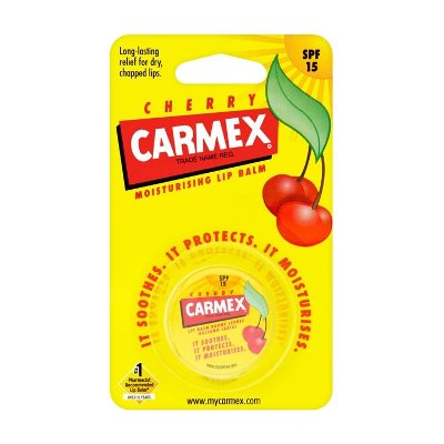 Carmex Moisturizing Lip Balm Jar - Cherry 7.5g (คาร์เม็กซ์ ลิปบาล์ม แบบตลับ กลิ่นเชอร์รี่ 7.5 กรัม)