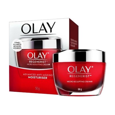 Olay Regenerist Micro Sculpting Cream 50g (โอเลย์ รีเจนเนอรีส ไมโคร-สคัลป์ติ้ง ครีม สูตรกลางวัน 50 กรัม)