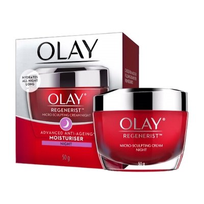 โอเลย์  รีเจนเนอรีส ไมโคร-สคัลป์ติ้ง ครีม สูตรกลางคืน ขนาด 50 กรัม (Olay Regenerist Micro Sculpting Night Cream 50g)