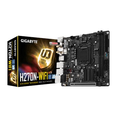 Gigabyte Ultra Durable Motherboard H270N-WIFI