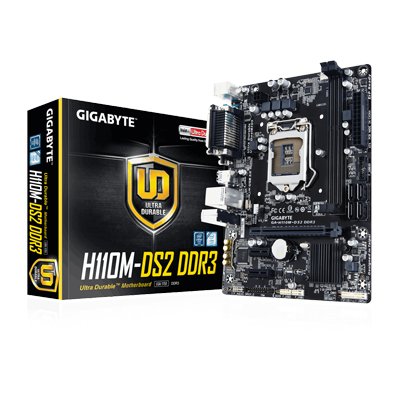 Gigabyte Ultra Durable Motherboard H110M-DS2