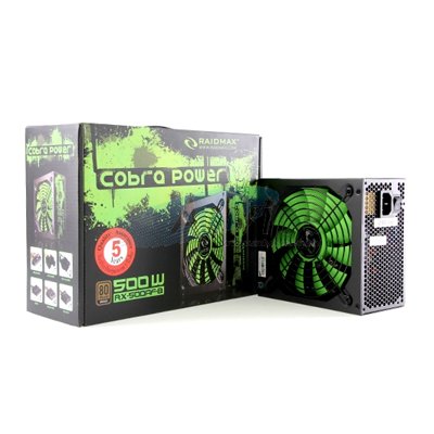 Raidmax Cobra Power Supply 600W รุ่น RX-600AF-B