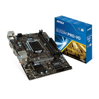 MSI Motherboard B250M PRO-VD