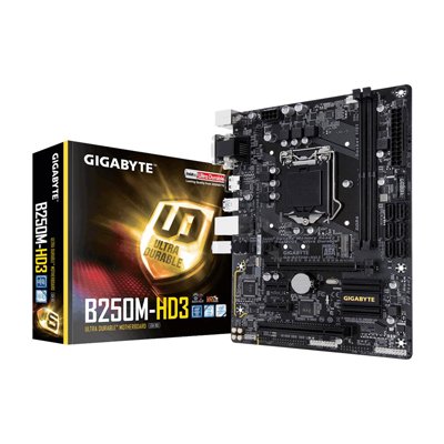 Gigabyte Ultra Durable Motherboard B250M-HD3