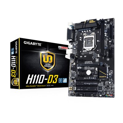 Gigabyte Ultra Durable Motherboard H110-D3A