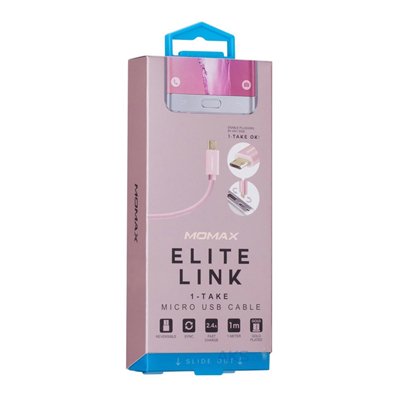 Momax Elite Link 2 in 1 Cable (USB To Type-C and Micro) รุ่น DTC4L2