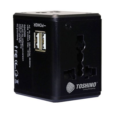 Toshino 4 in 1 Travel Adapter USB Charger รุ่น DE-206