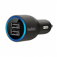 ราคา Belkin Dual Car Charger (10 Watt-2.1 Amp Per Port) รุ่น F8J109bt