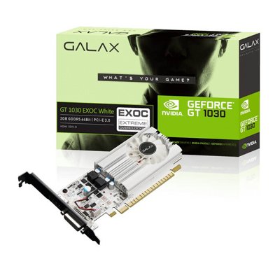Galax GeForce GT 1030 EXOC White 2GB Graphic Card