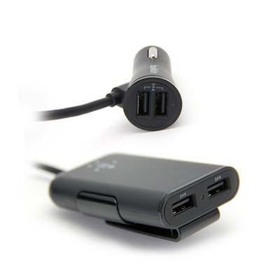 Belkin Road Rockstar 4-Port Passenger Car Charger รุ่น F8M935bt06