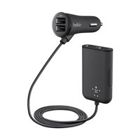 ราคา Belkin Road Rockstar 4-Port Passenger Car Charger รุ่น F8M935bt06