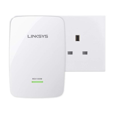 Linksys N600 Dual-Band Wireless Range Extender อุปกรณ์ขยายสัญญาณ  รุ่น RE4100W