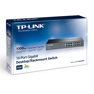 TP-Link 16-Port Gigabit Desktop-Rackmount Switch รุ่น TL-SG1016D