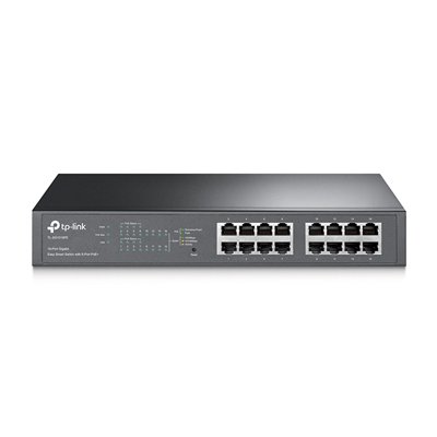 TP-Link 16-Port Gigabit Easy Smart PoE Switch with 8-Port PoE+ รุ่น TL-SG1016PE