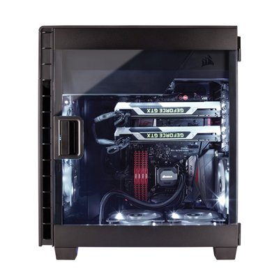 Corsair Carbide Clear 600C Inverse ATX Full-Tower Case รุ่น CC-9011079-WW