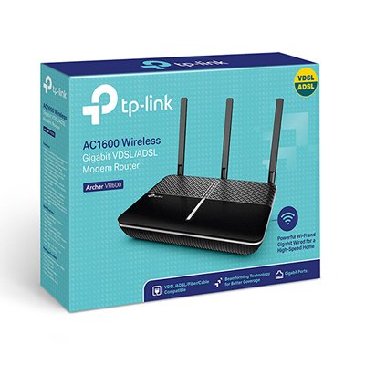TP-Link AC1600 Wireless Gigabit VDSL-ADSL Modem Router รุ่น Archer VR600