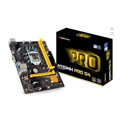 Biostar Gaming Motherboard H110MH PRO D4