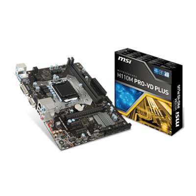 MSI Motherboard H110M PRO-VD PLUS
