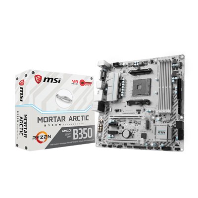 MSI Motherboard B350M MORTAR ARCTIC