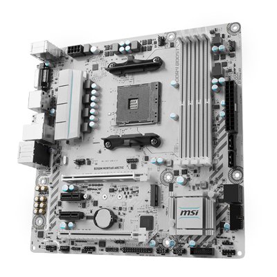 MSI Motherboard B350M MORTAR ARCTIC