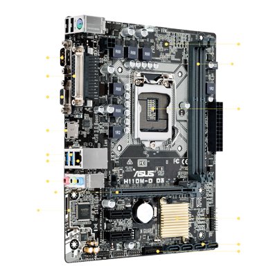 Asus Motherboard H110M-D D3