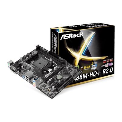ASRock Motherboard FM2A88M-HD+ R2.0