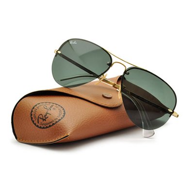 Ray-Ban Rimless Aviator แว่นกันแดด รุ่น RB3449 001-71