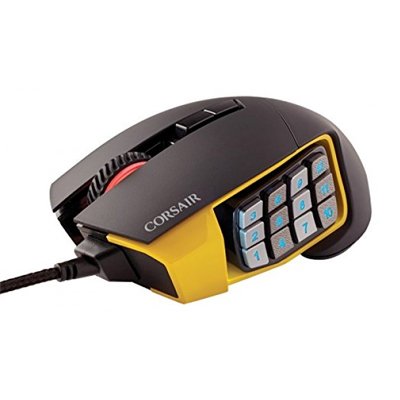 Corsair RGB Optical MOBA-MMO Gaming Mouse รุ่น Scimitar
