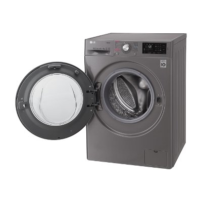 LG เครื่องซักผ้าฝาหน้าระบบ Steam ขนาดซัก 9 กก. อบ 5 กก. รุ่น FC1409D4E