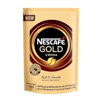 ราคา เนสกาแฟ โกลด์เครมมา กาแฟสำเร็จรูปผสมกาแฟคั่วบดละเอียดถุงตั้ง 100 กรัม