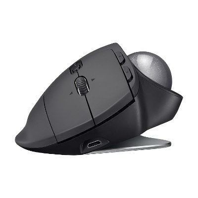 Logitech Wireless Trackball Mouse เมาส์แทร็คบอลไร้สาย รุ่น MX ERGO