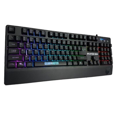 Gearmaster Phantom Max Semi-Mechanical Illuminated Professional Gaming Keyboard รุ่น GMK-098